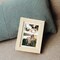 5x7 Picture Frame with Mat, Multicolour Wood Grain Gallery Wall Picture Frames for Tabletop or Wall Mounting(4 Pack, Multicolour)